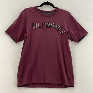 Limited Edition Coach x Champion Lil Profile T-Shirt XS Maroon Unisex Coachtopia